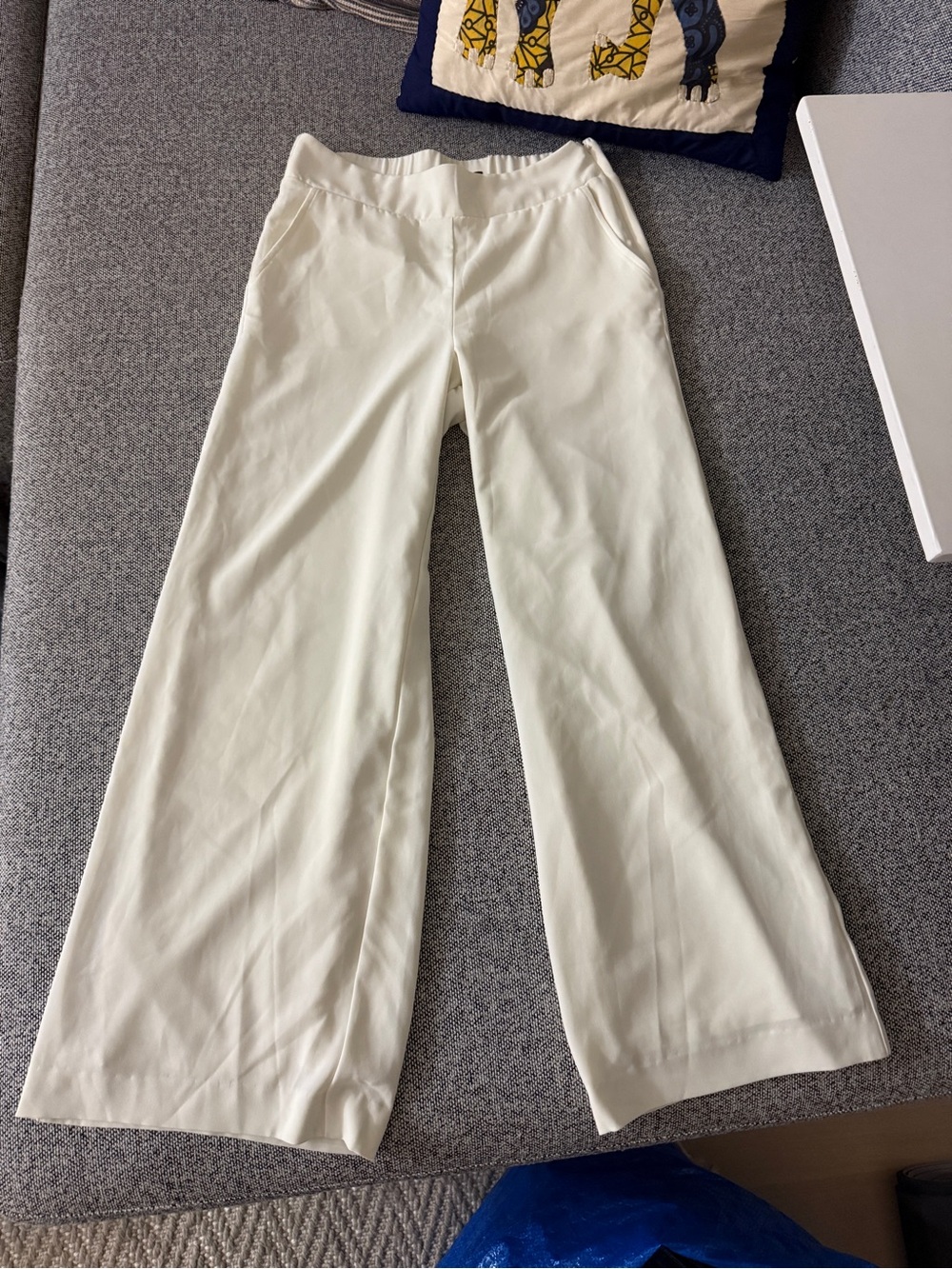 Summersalt Wide-Leg Cream Pants - Size 2